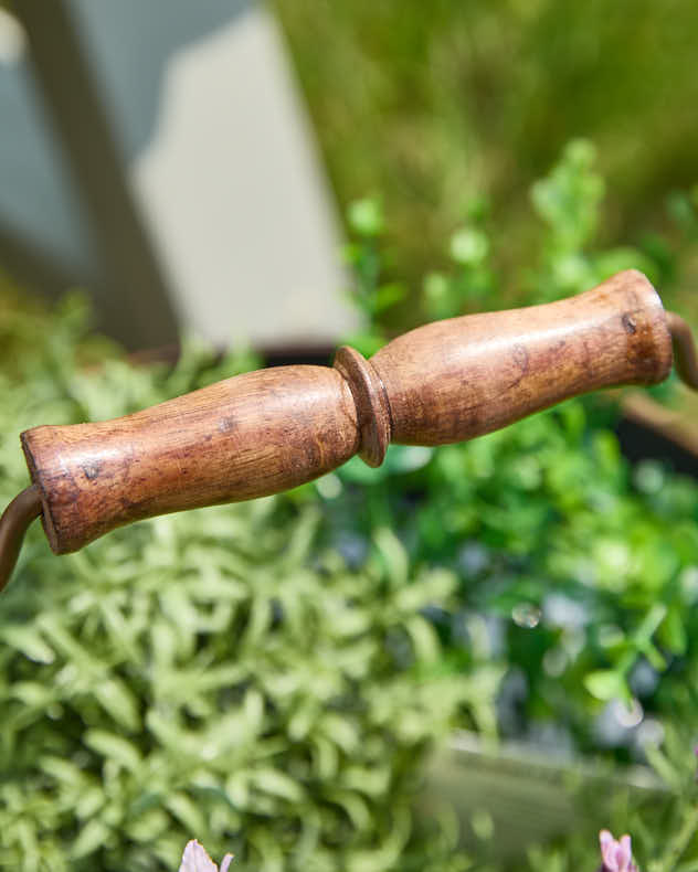 Antique Copper Bucket Planter