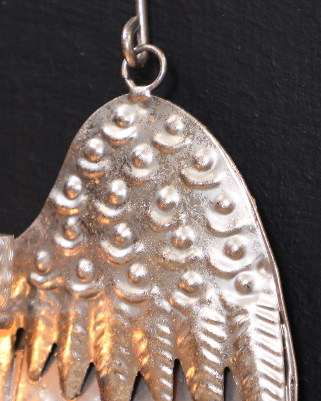 Silver Angel Wings Tealight Holder