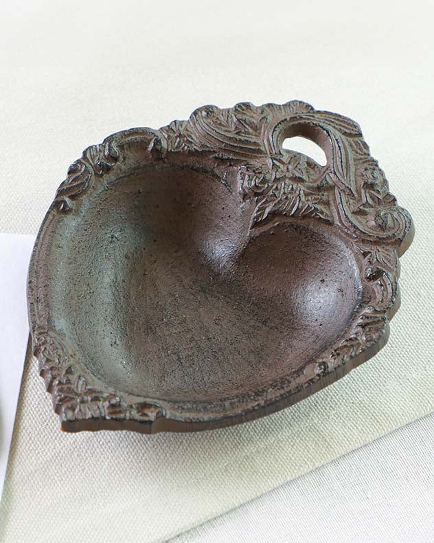 Ornate Heart Trinket Dish
