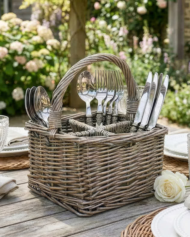Willow 4 Section Cutlery Holder