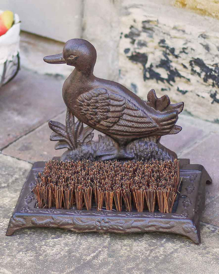 Cast Iron Duck Boot Brush