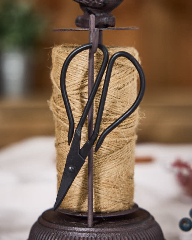 Cast Iron Bird String Dispenser