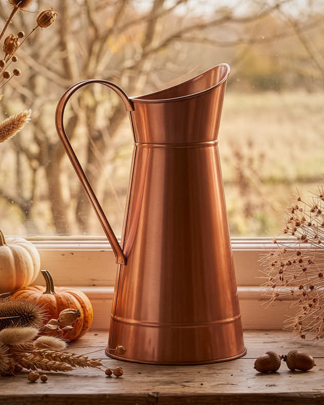 Watertight Copper Jug Vase