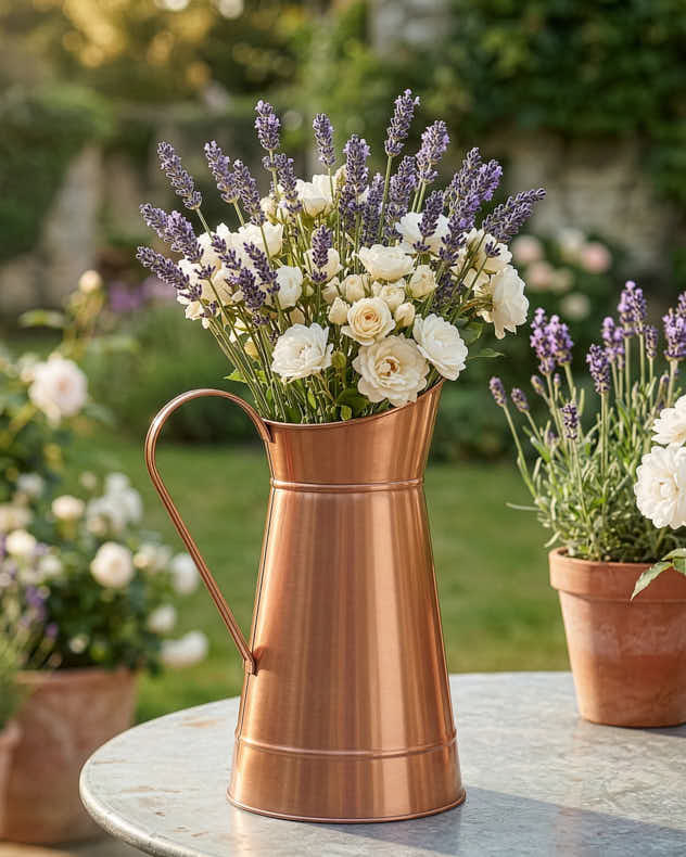 Copper Metal Vases - Watertight Copper Jug Vase