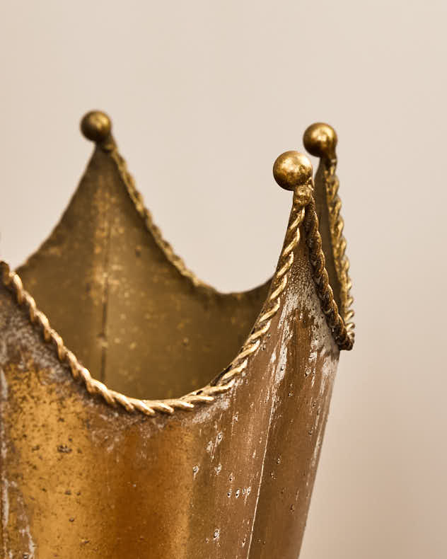 Gold Effect Umbrella Stand