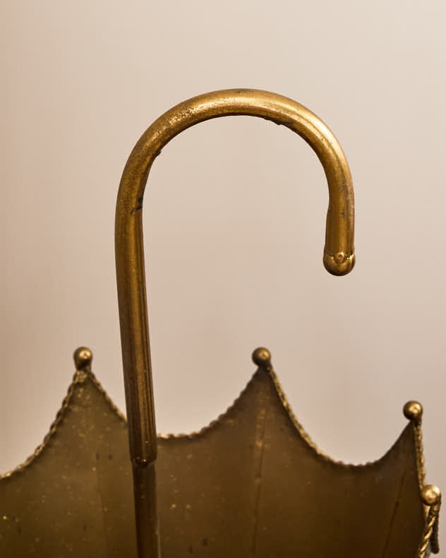 Gold Effect Umbrella Stand