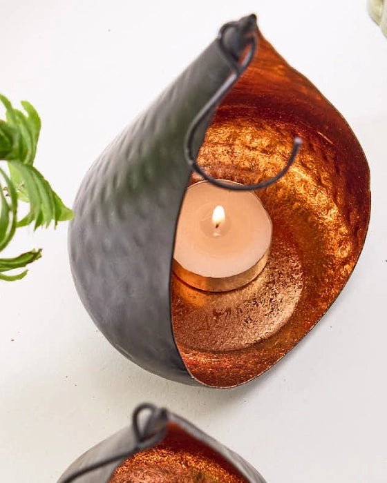 Tealight candle holder top view