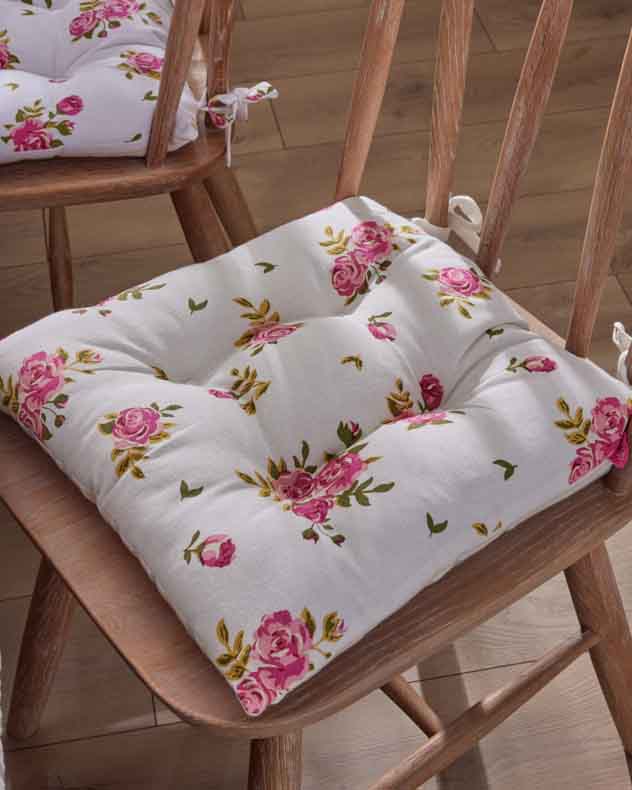 Set of 2 Helmsley Blush Seat Pads