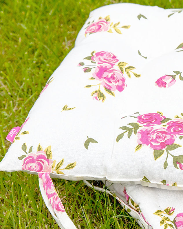 Seat Pads - Set of 2 Helmsley Blush Garden Seat Pads