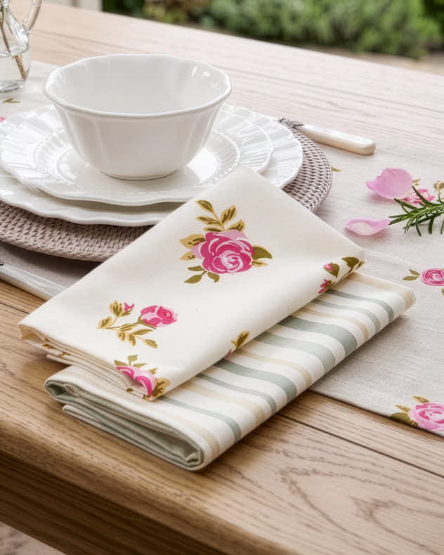 Set of 2 Helmsley Blush Cloth Napkins