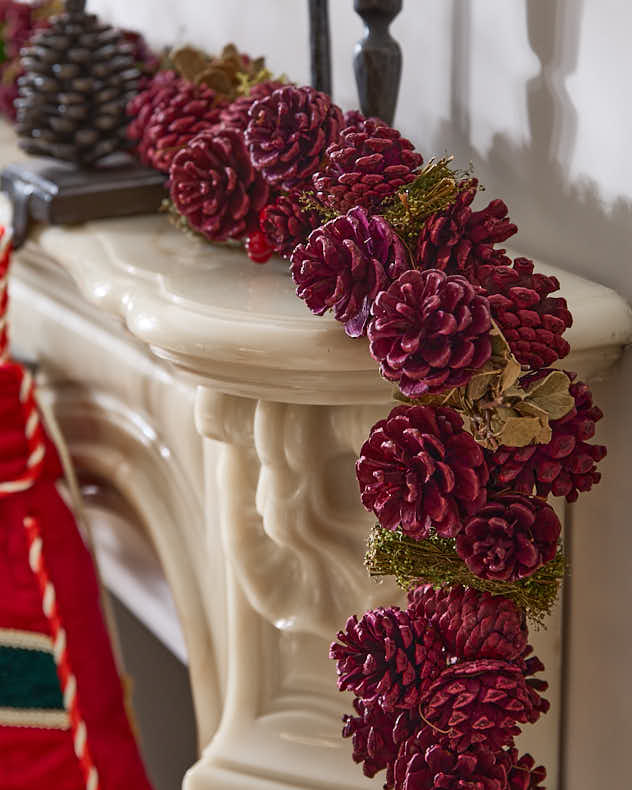 Cinnamon Pine Christmas Garland - 120cm