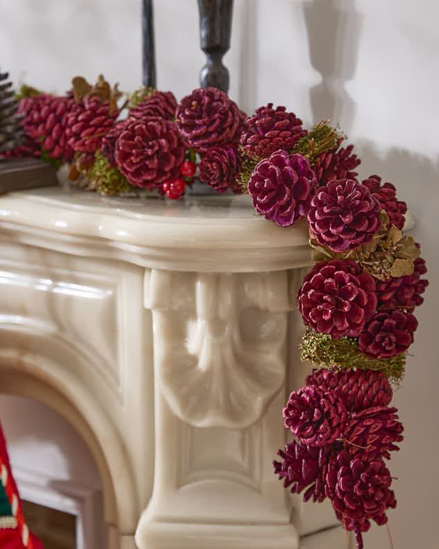 Garlands Garland and lights - Cinnamon Pine Christmas Garland - 120cm