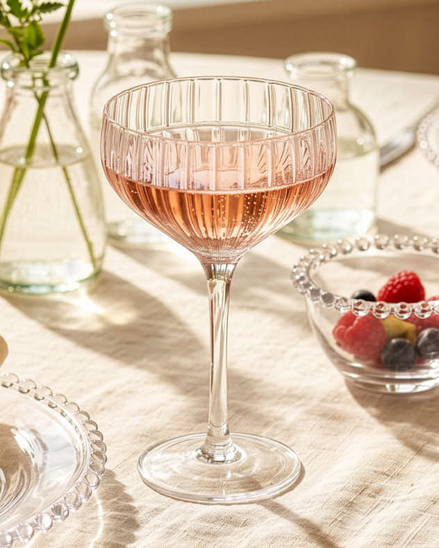 Set of 4 Champagne Saucers