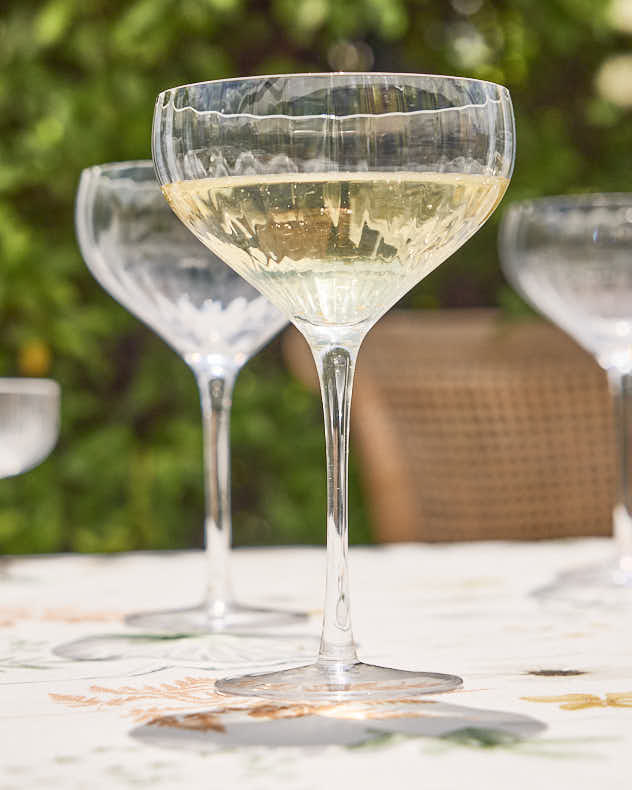 Set of 4 Champagne Saucers