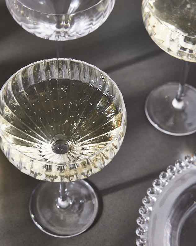 Set of 4 Champagne Saucers