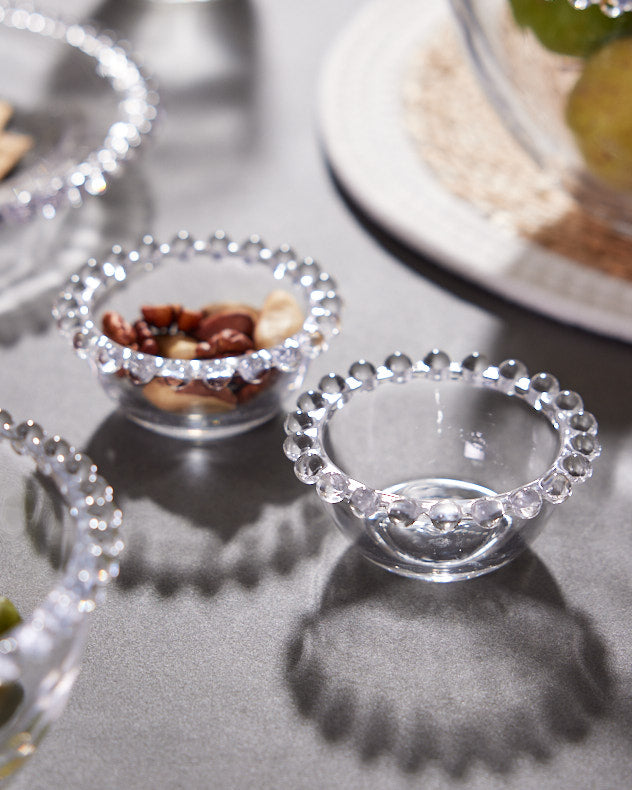Set of 2 Mini Bella Perle Glass Bowls