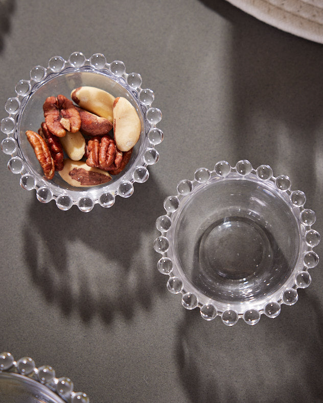 Set of 2 Mini Bella Perle Glass Bowls