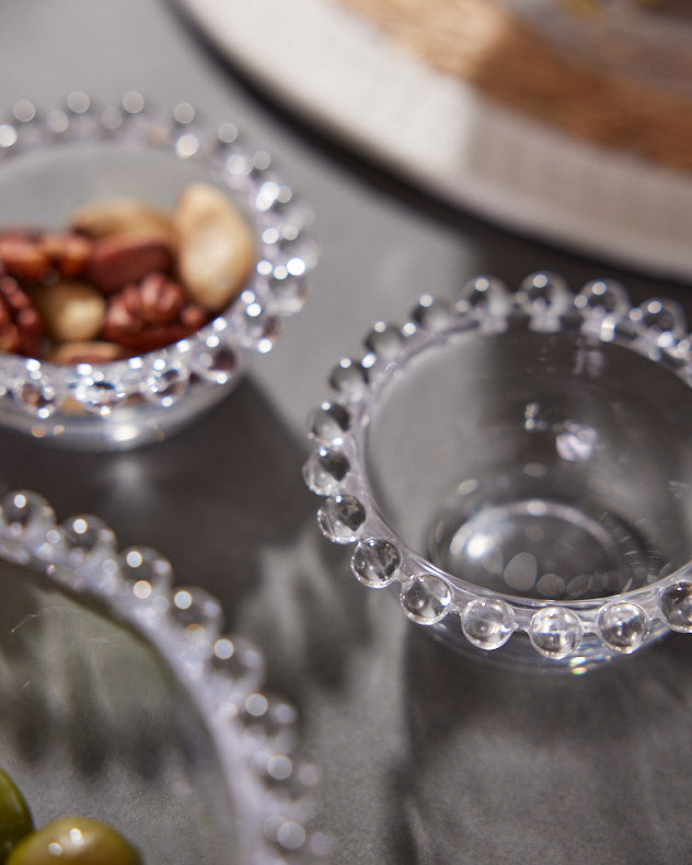 Set of 2 Mini Bella Perle Glass Bowls