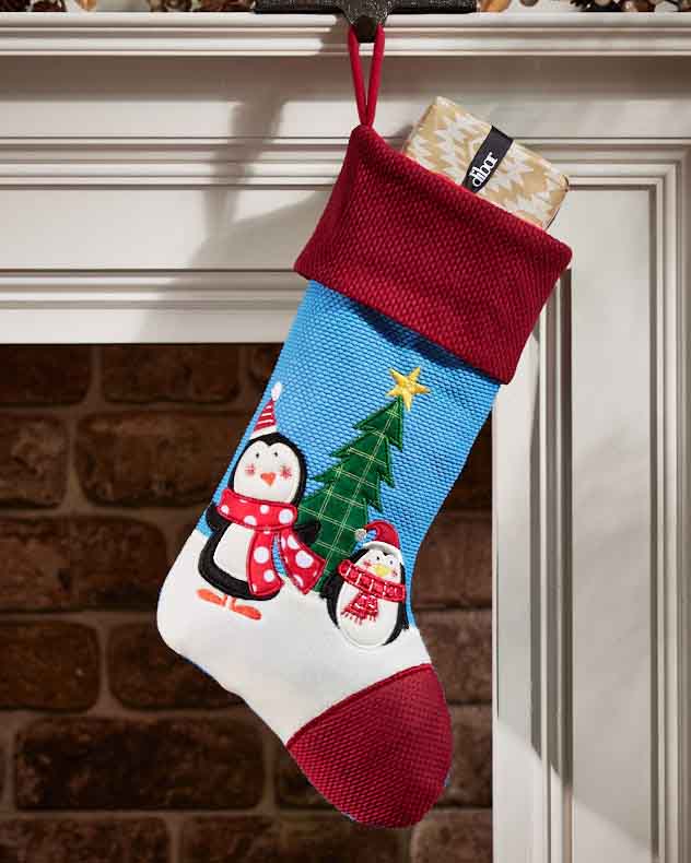Skip & Rolo Penguin Christmas Stockings