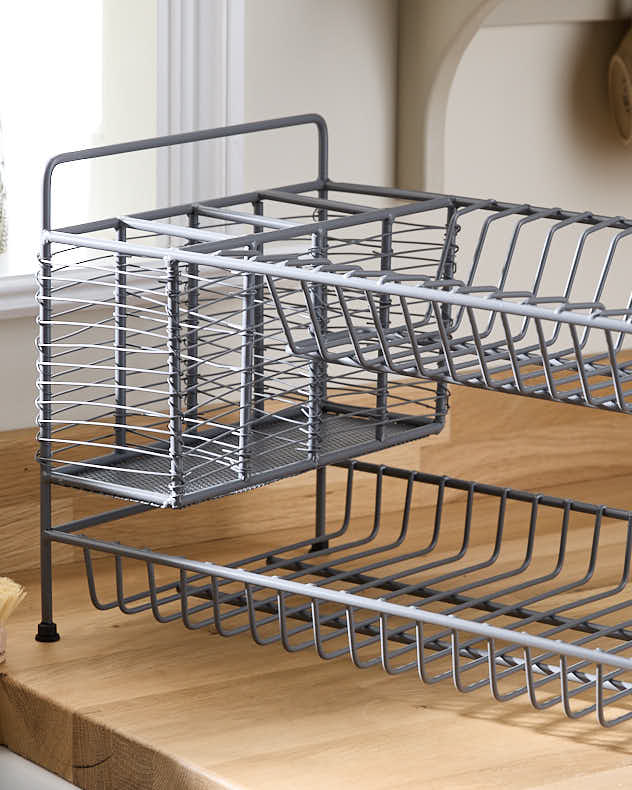 Cast Iron Two Tier Dish Drainer