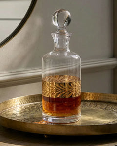 Decanters - Gold Leaf Glass Decanter