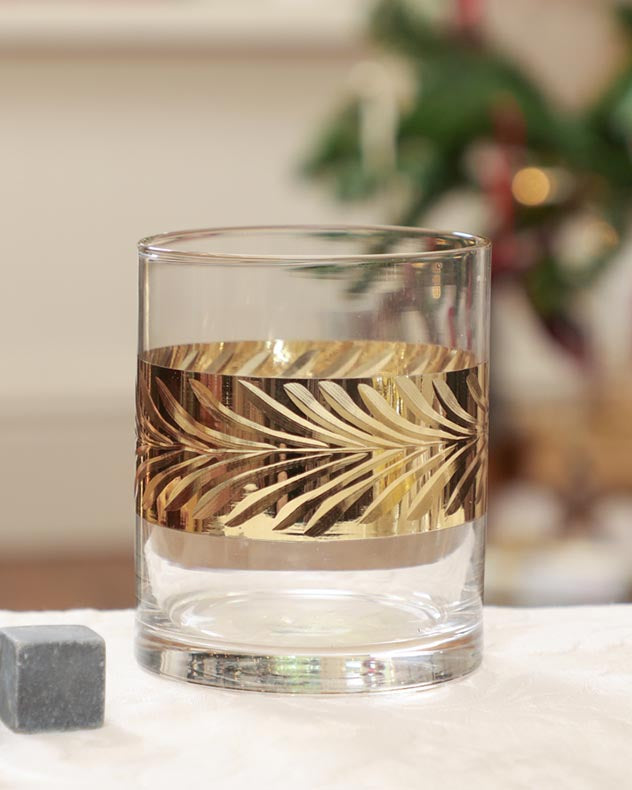 Gold Leaf Whisky Tumblers