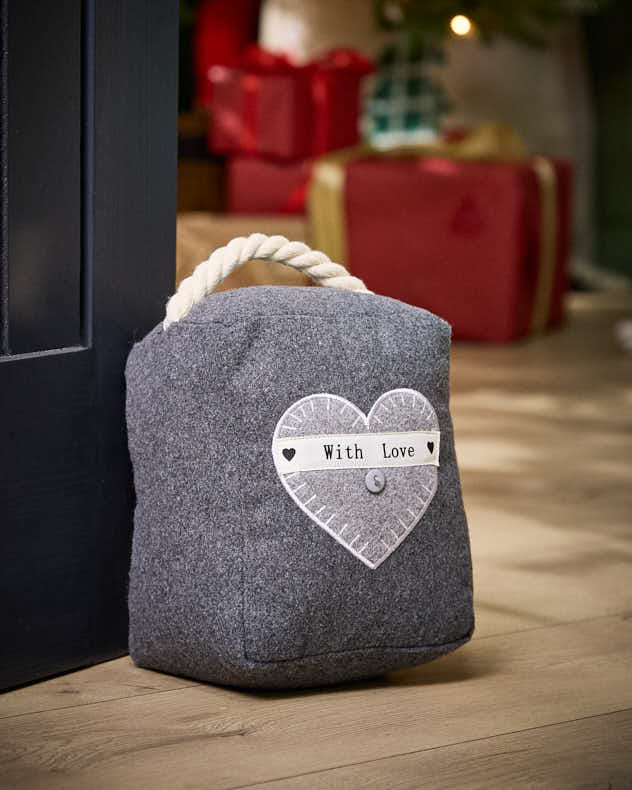 With Love French Country Door Stop