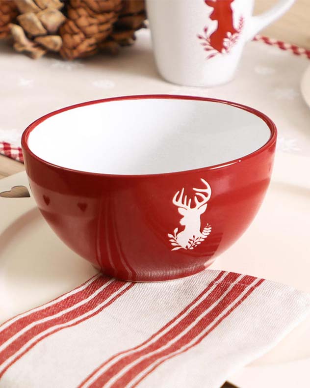 Cranberry Stag Bowls