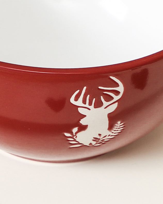 Cranberry Stag Bowls