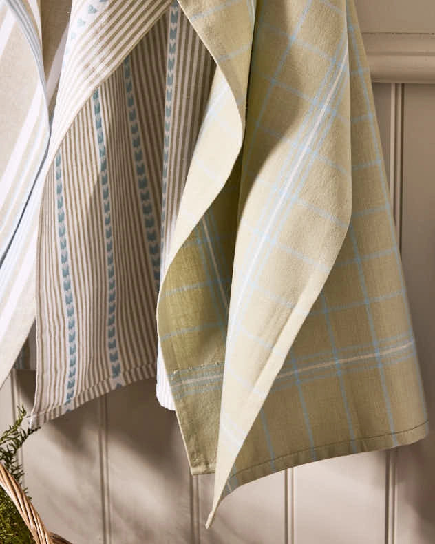 Yello and blue Tea Towels