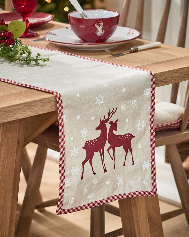 Woodland Deer Table Runner