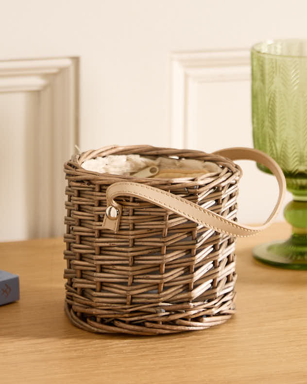 Wicker Champagne Cooler Basket