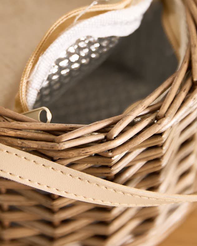 Wicker Champagne Cooler Basket