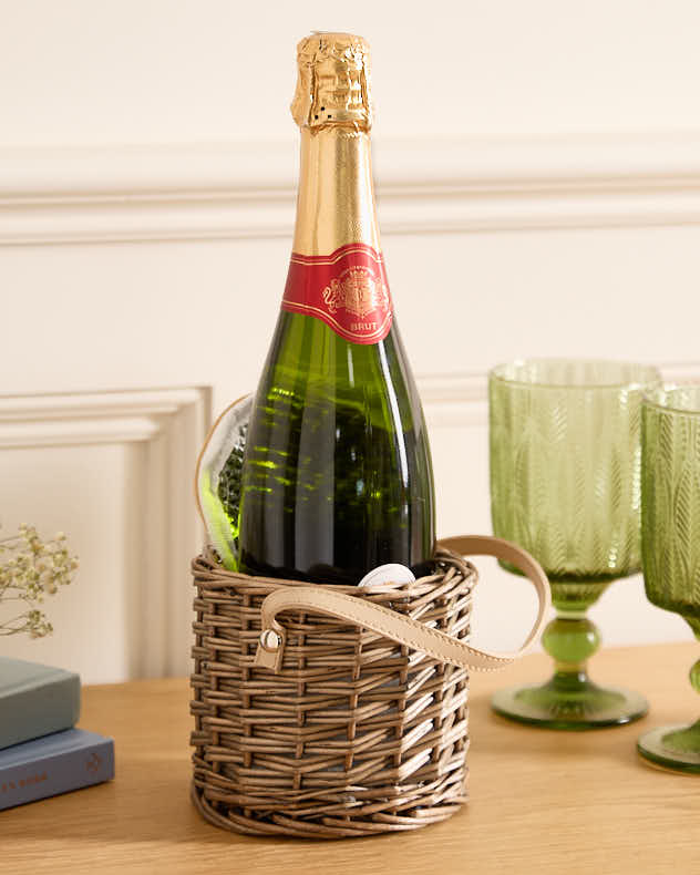 Wicker Champagne Cooler Basket