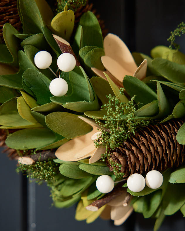 Mistletoe Luxury Christmas Wreath 35cm