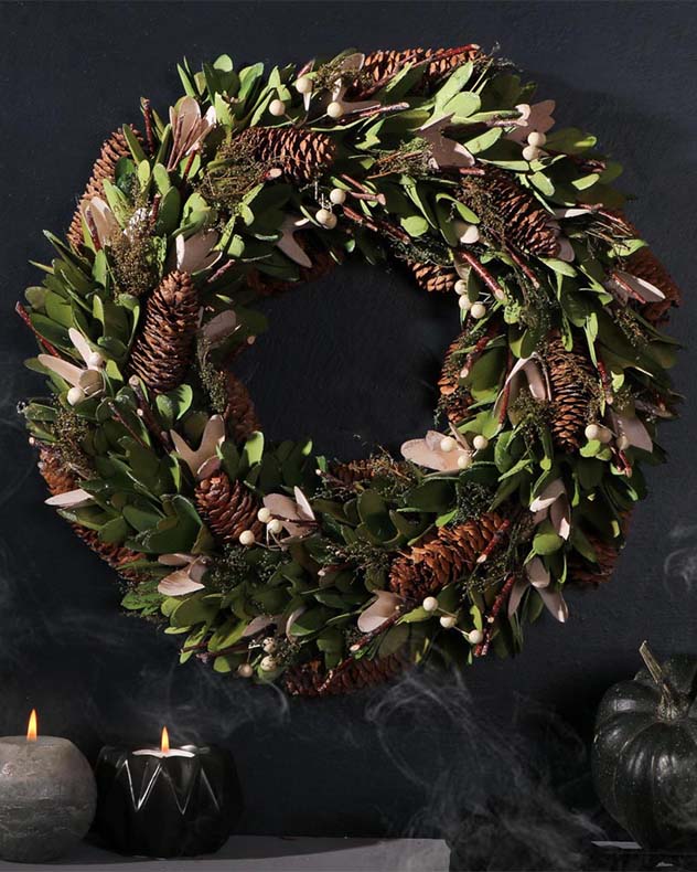 Magic Forest Halloween Wreath