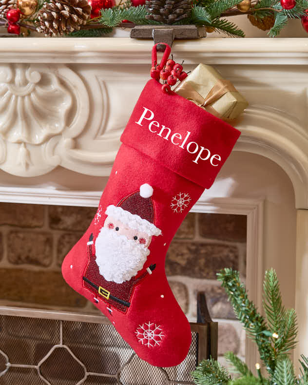 Personalised Jolly Red Christmas Stockings