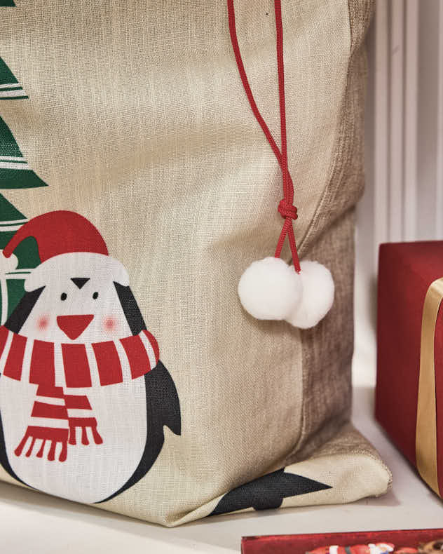 Giant Penguins Christmas Sack
