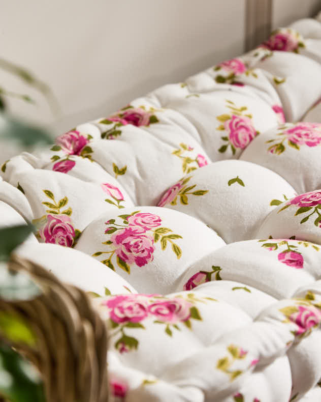 Bench Cushions - Helmsley Blush Indoor Bench Cushion