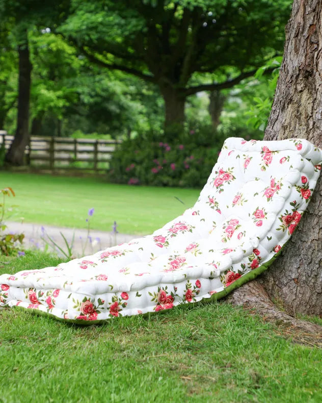 Floral Garden Bench Cushion