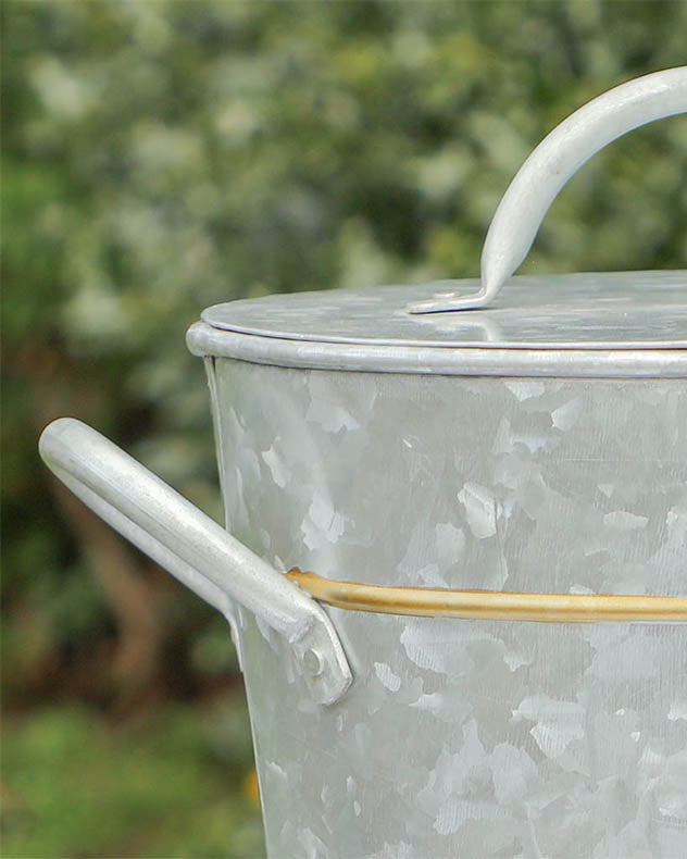 Gold Band Ice Bucket and Scoop
