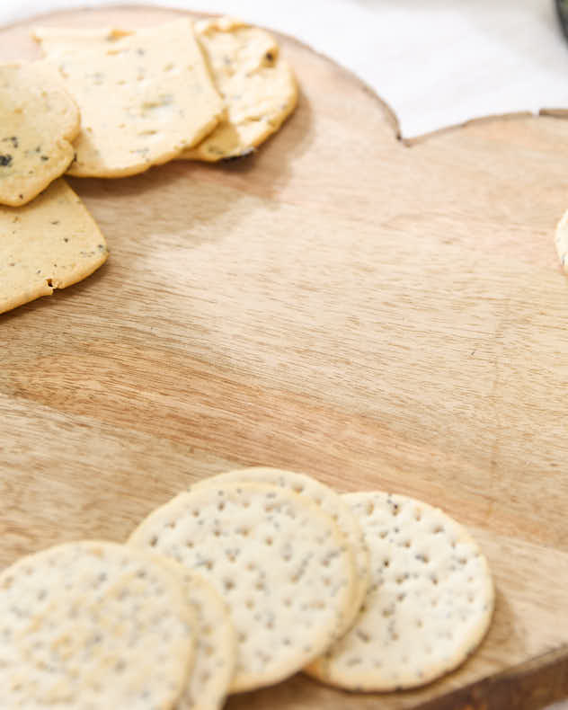 Romantic Heart Cheese Board