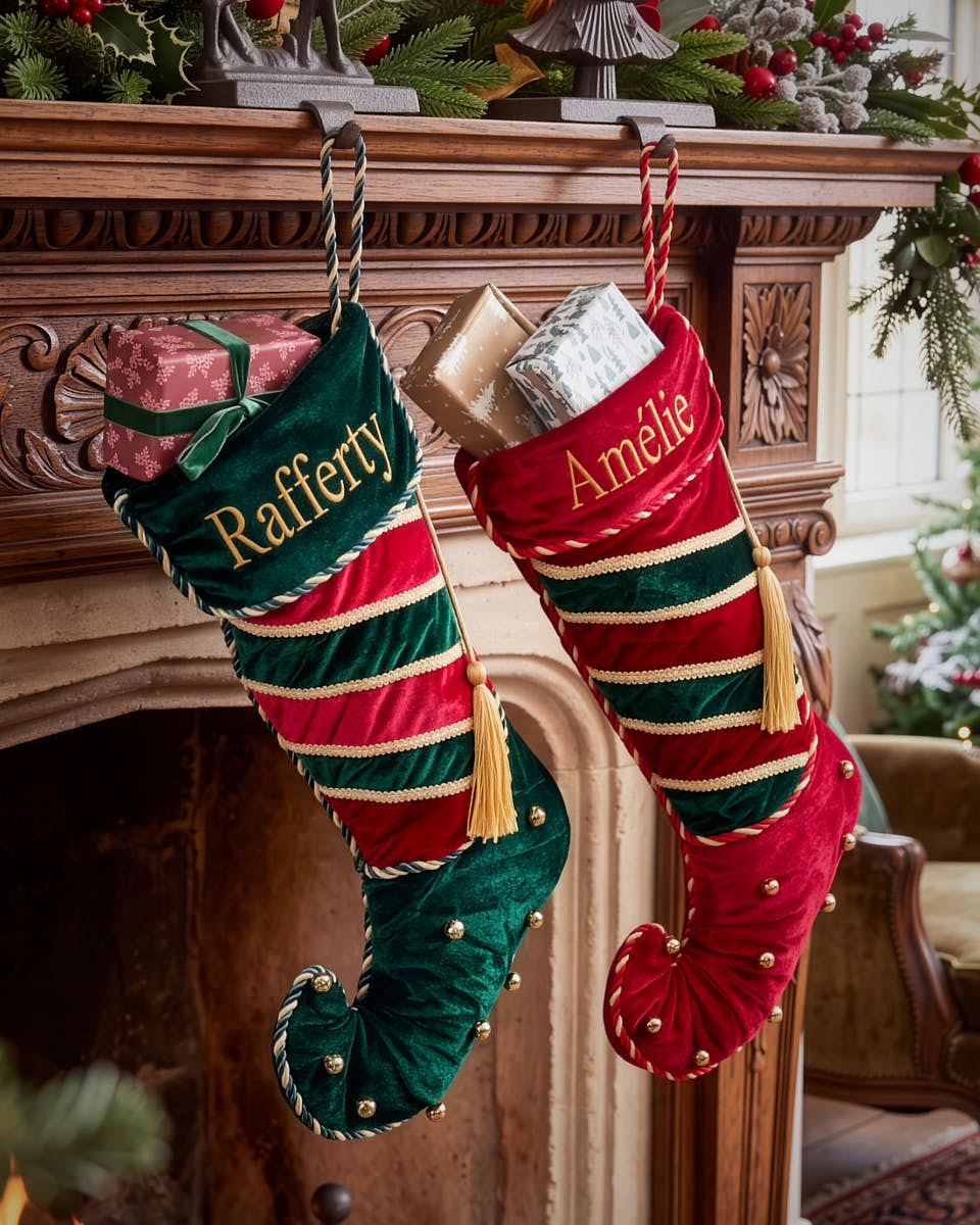 Velvet Boot Personalised Stocking