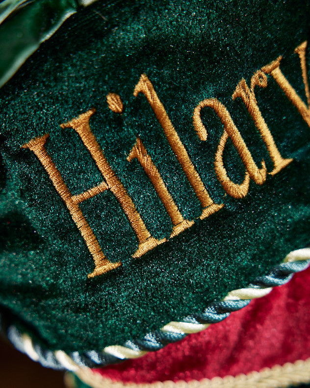 Stockings - Personalised Jingle Bell Green Christmas Stocking