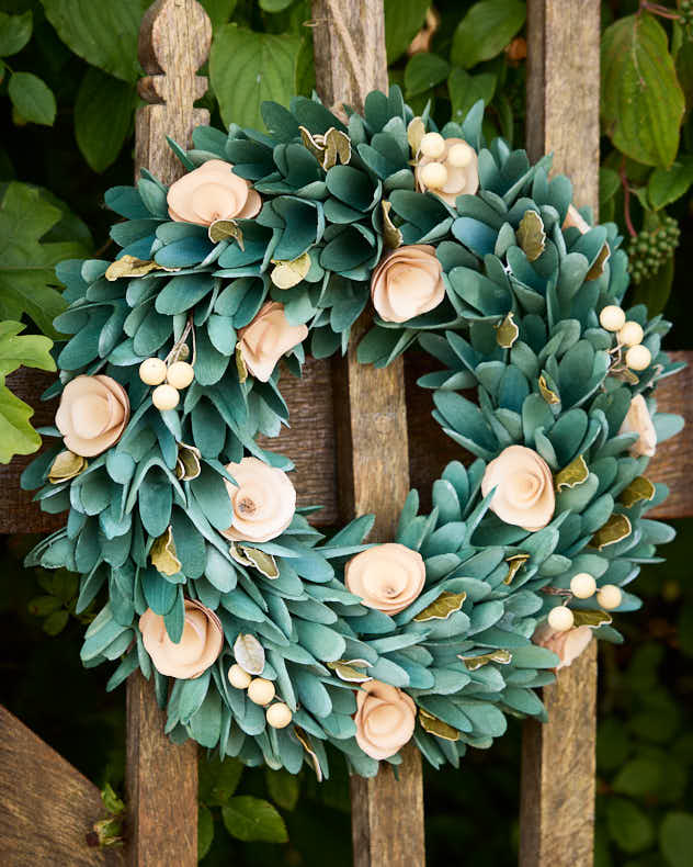 Wreaths - Lambeth Pastel Rose Wreath 35cm
