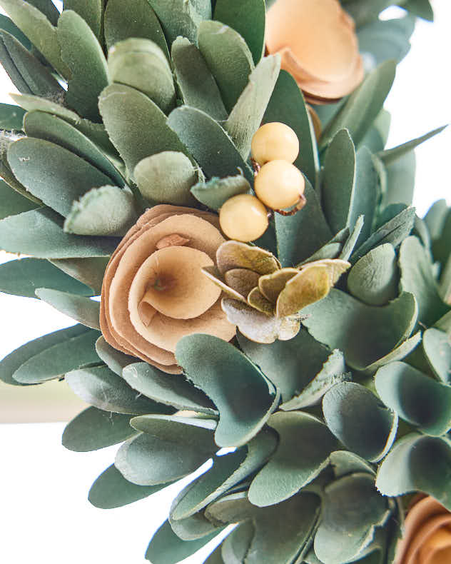 Lambeth Pastel Rose Spring Wreath 35cm