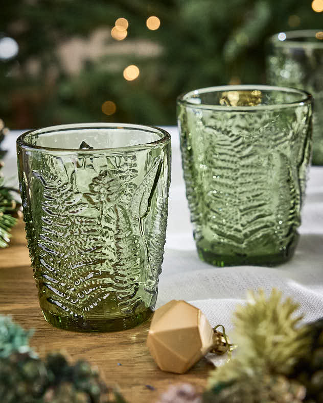 Green Leaf Tumblers