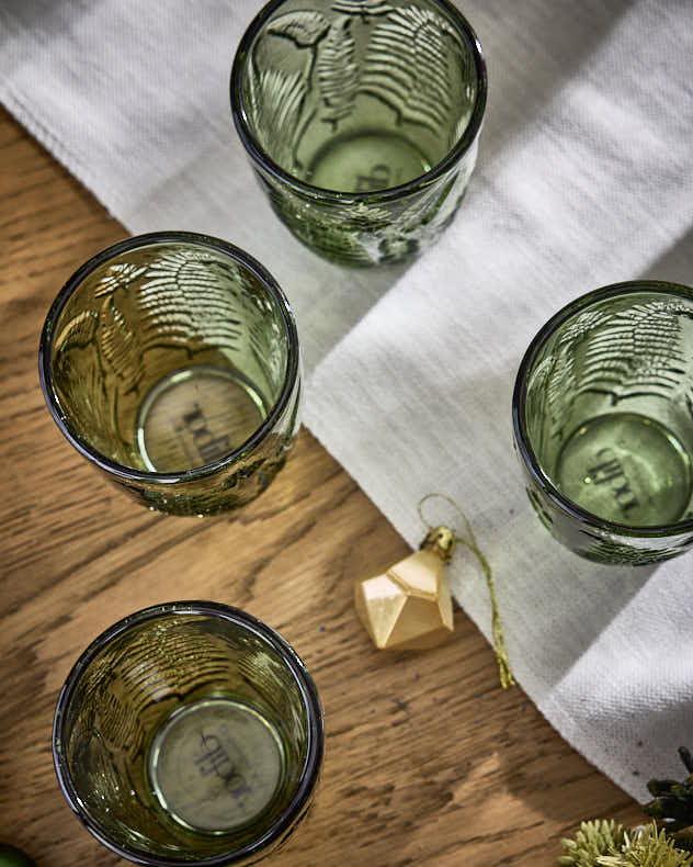 Green Leaf Tumblers