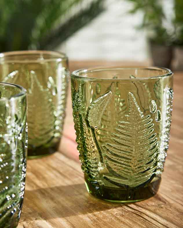 Green Leaf Tumblers