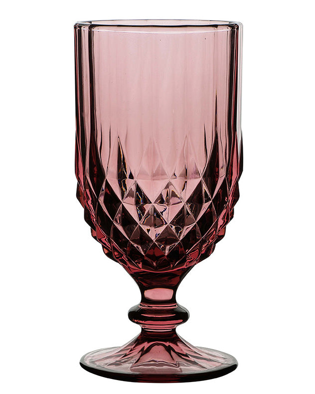 Amethyst Diamond Wine Goblet